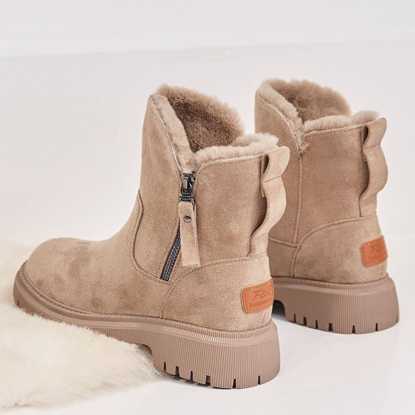 Damskie Buty Zimowe Na Zamek | Botki