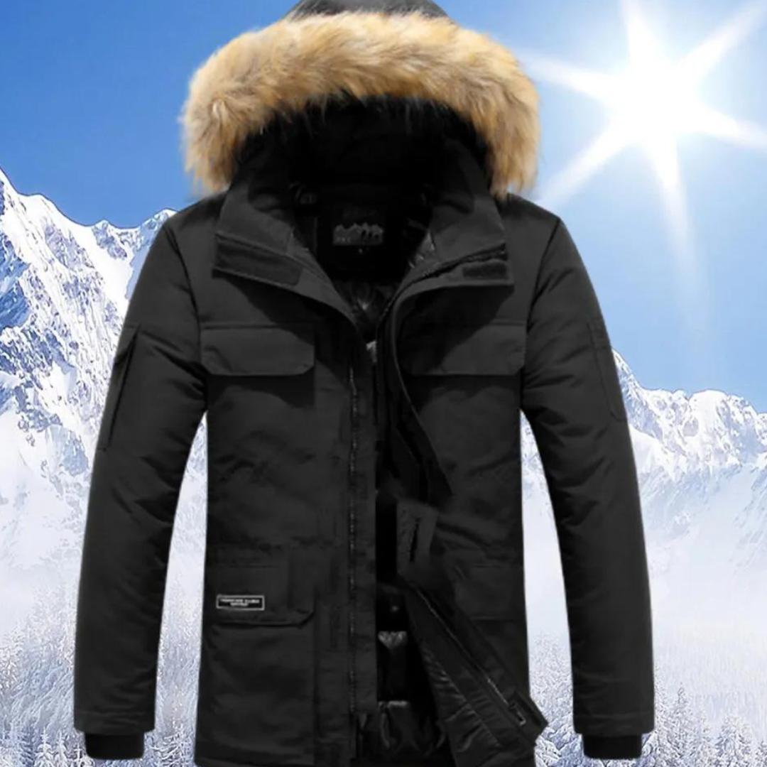 Kurtka Zimowa Męska Z Kapturem | Parka