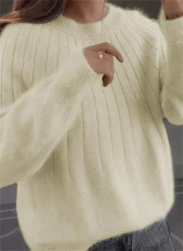 Sweter Damski Z Długim Rękawem | Stylowy Wygodny Krój Na Co Dzień