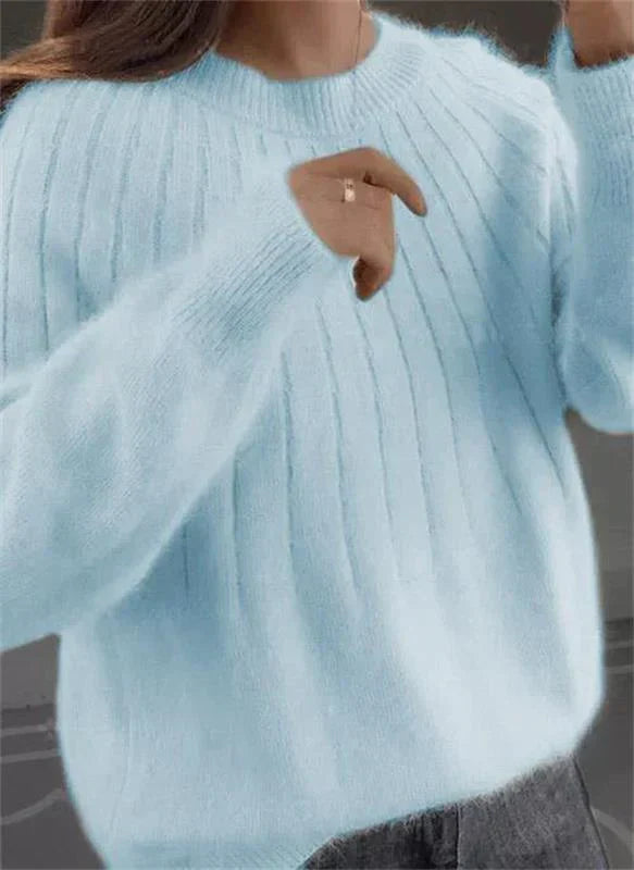 Sweter Damski Z Długim Rękawem | Stylowy Wygodny Krój Na Co Dzień