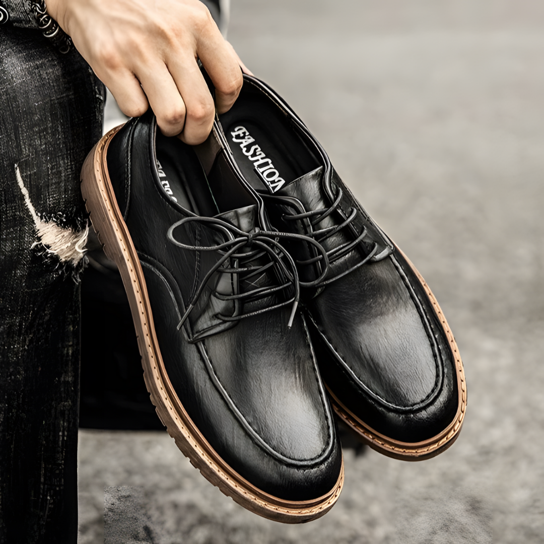 Formalne Męskie Buty Zimowe | Niskie