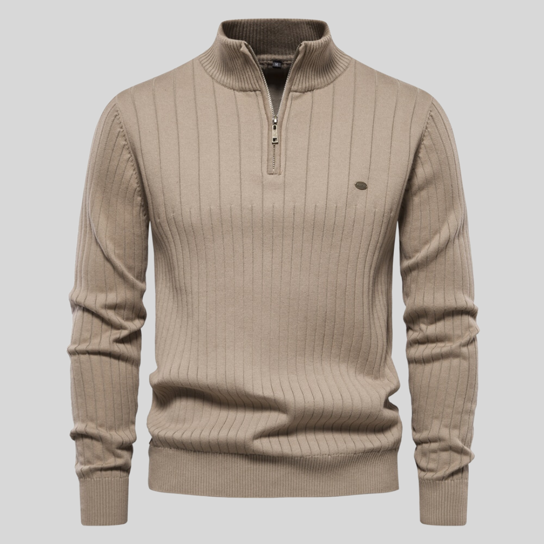 Sweter Męski Dzianinowy Na Zimę | Na Zamek