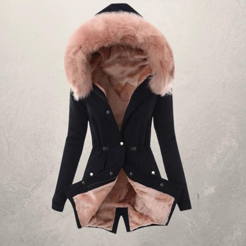 Damska Zimowa Parka | Kurtka Do Połowy Uda