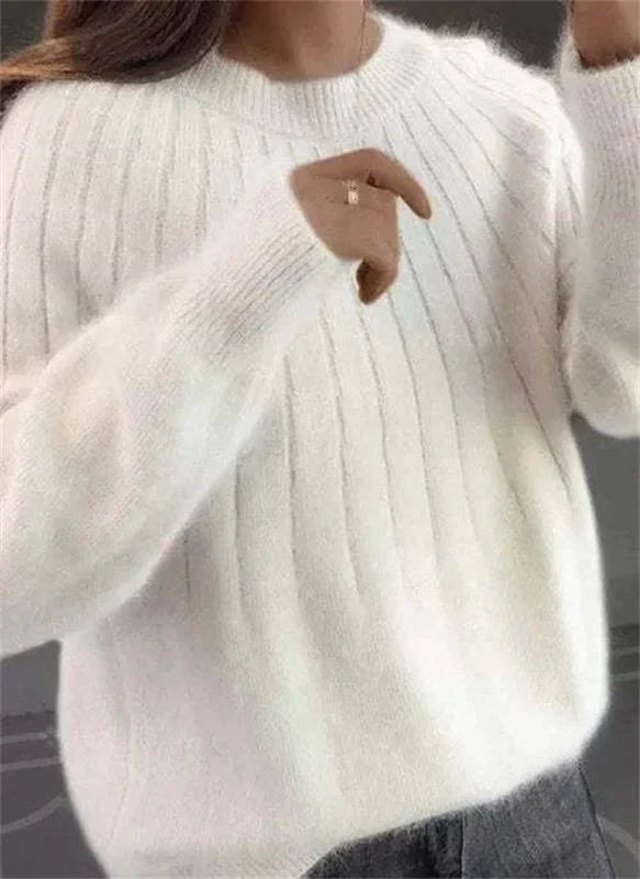 Sweter Damski Z Długim Rękawem | Stylowy Wygodny Krój Na Co Dzień