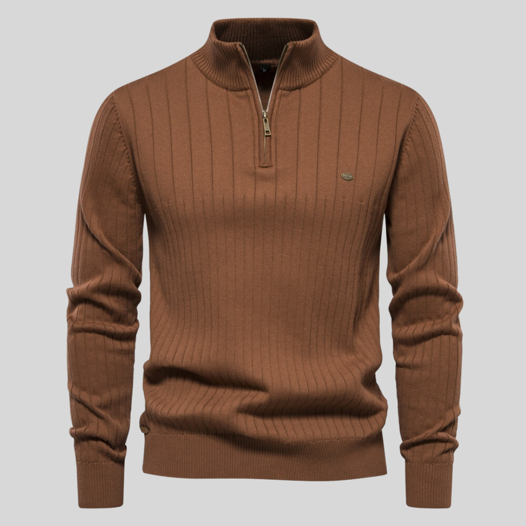 Sweter Męski Dzianinowy Na Zimę | Na Zamek