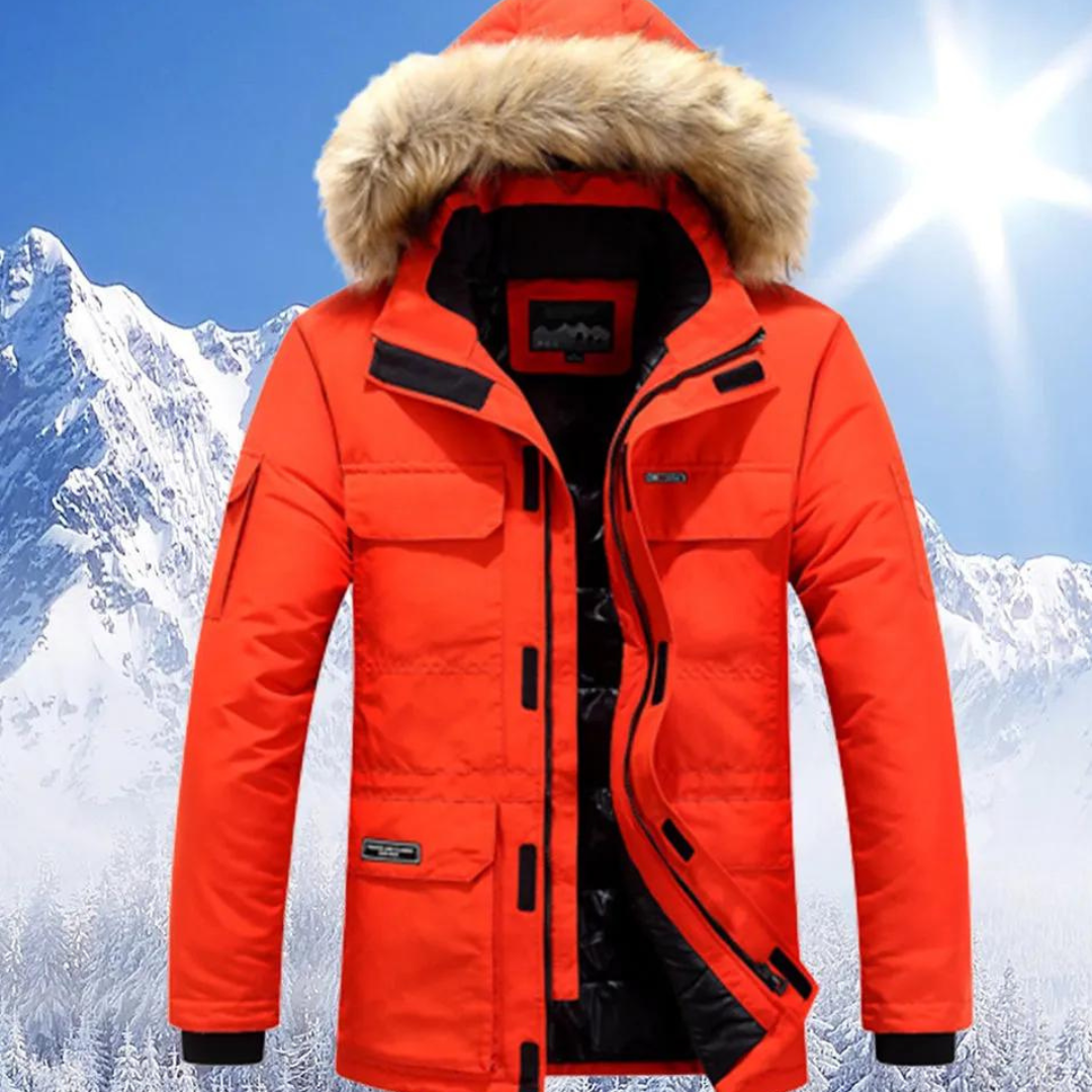 Kurtka Zimowa Męska Z Kapturem | Parka