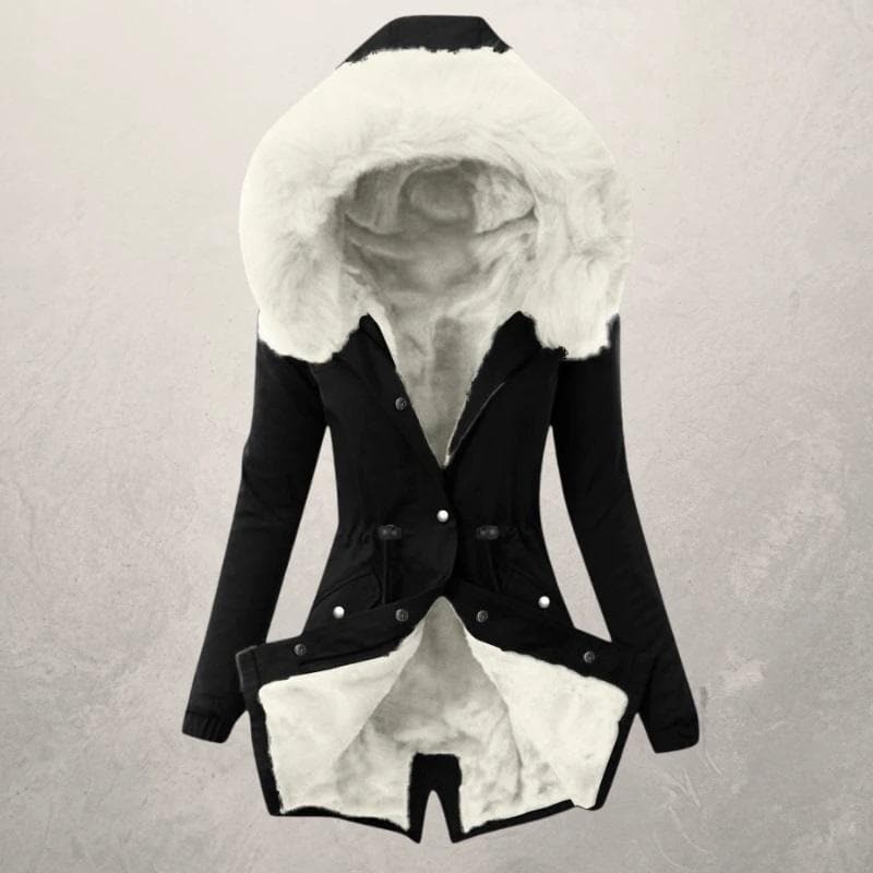 Damska Zimowa Parka | Kurtka Do Połowy Uda