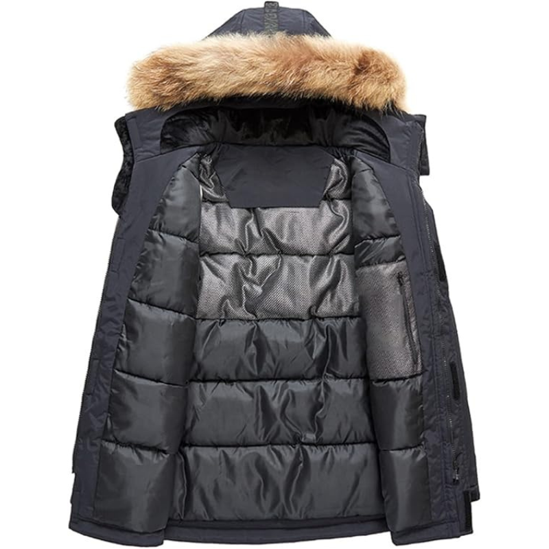 Kurtka Zimowa Męska Z Kapturem | Parka