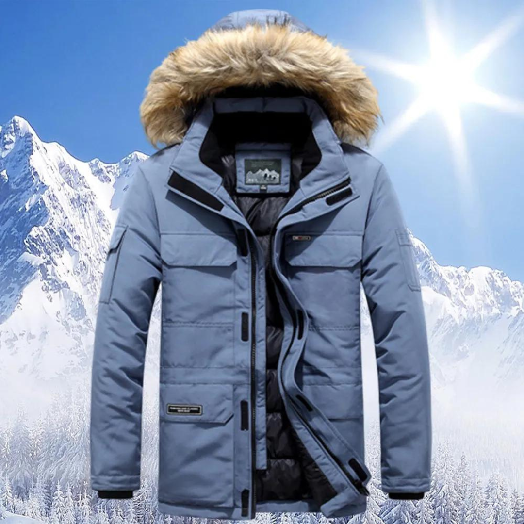 Kurtka Zimowa Męska Z Kapturem | Parka