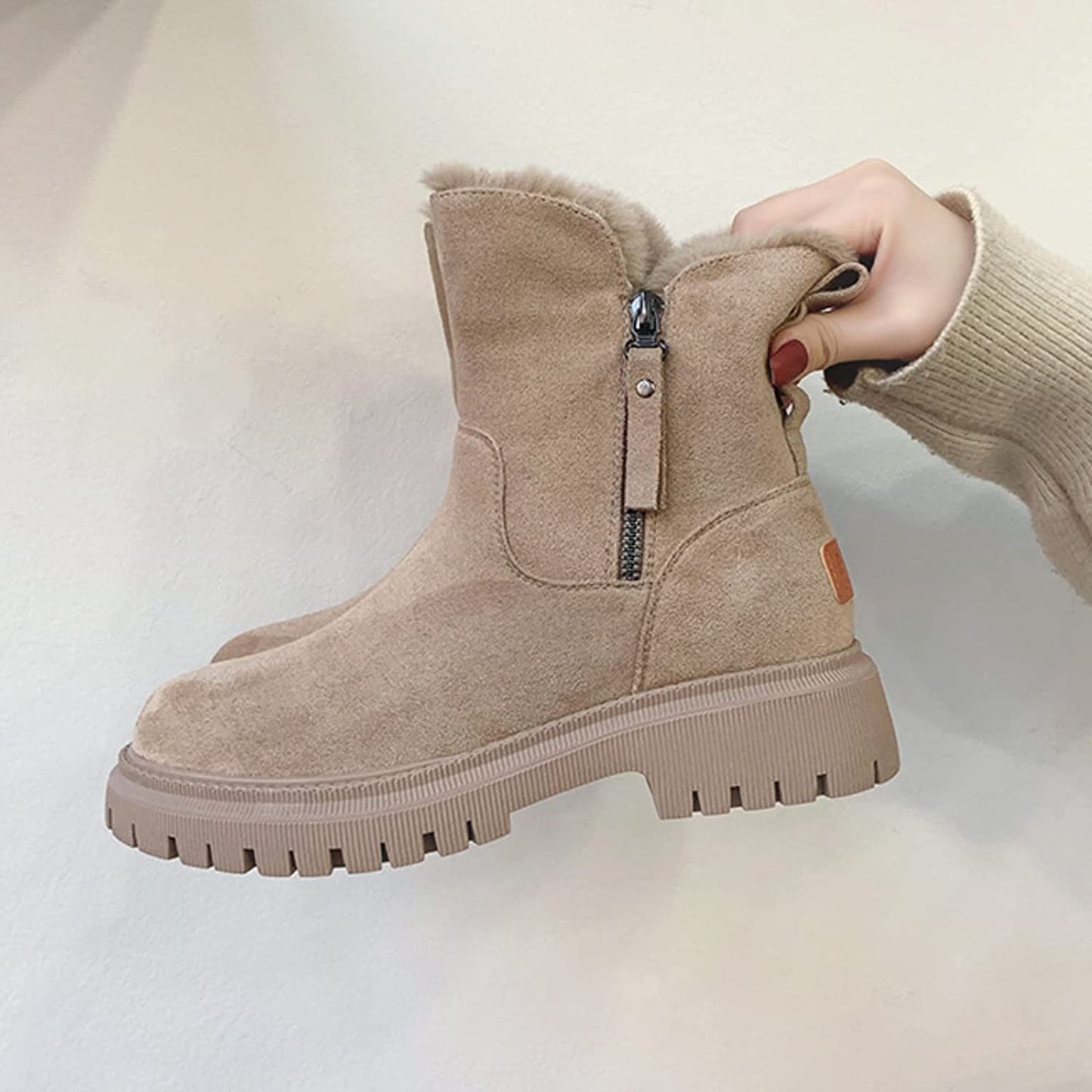 Damskie Buty Zimowe Na Zamek | Botki