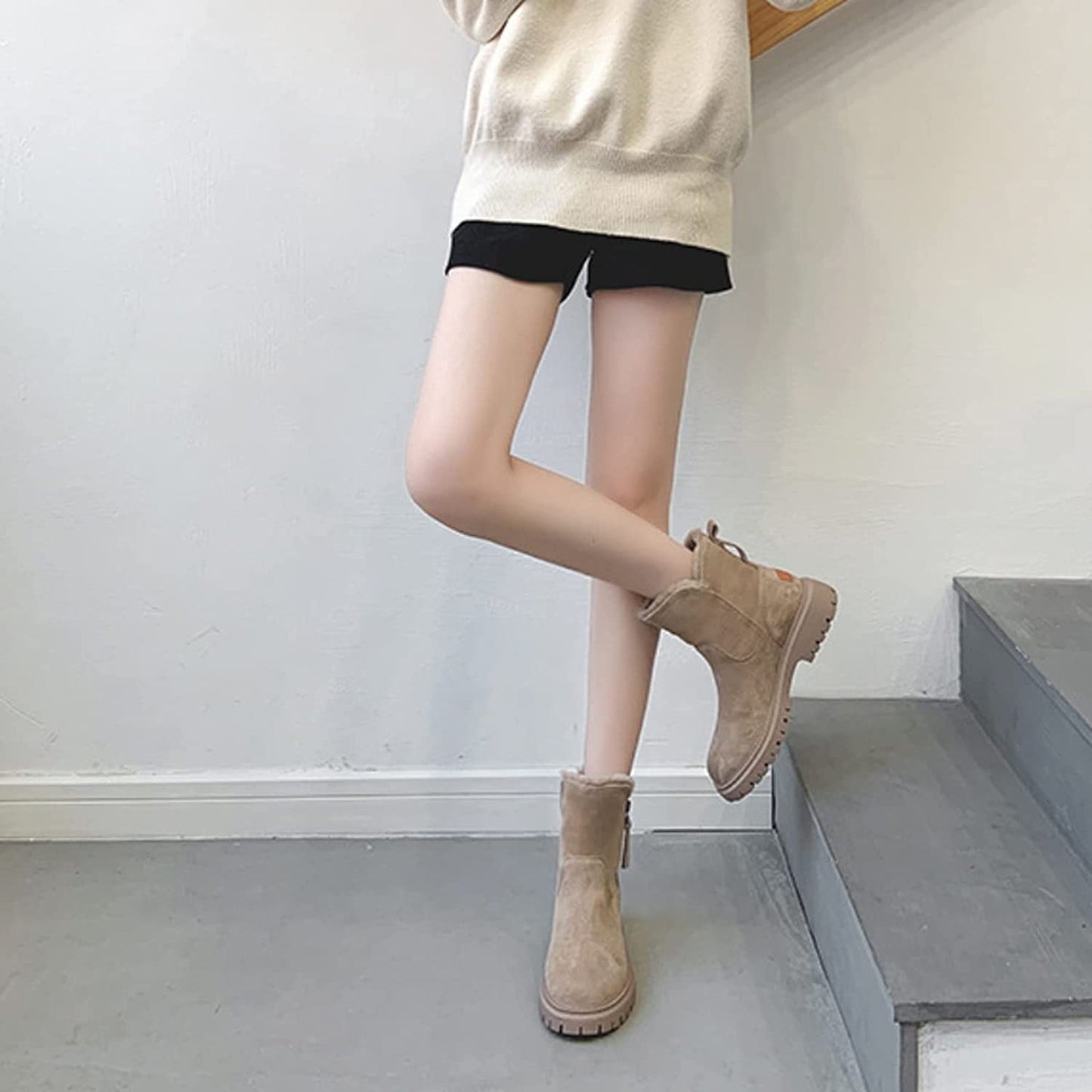 Damskie Buty Zimowe Na Zamek | Botki