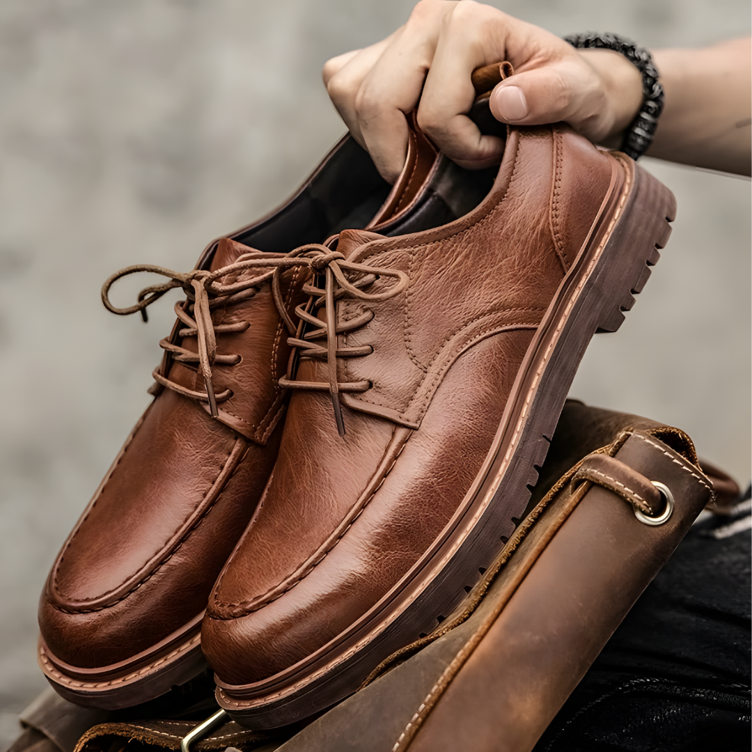 Formalne Męskie Buty Zimowe | Niskie