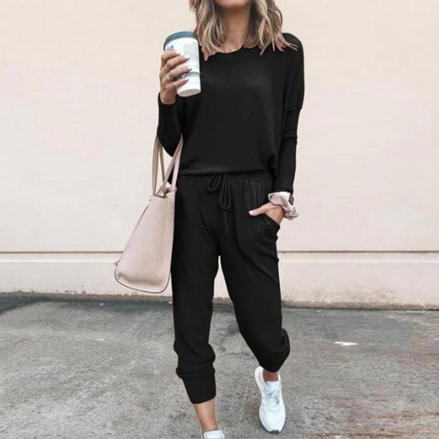 Damski Dwuczęściowy Komplet Loungewear | Luźny Krój