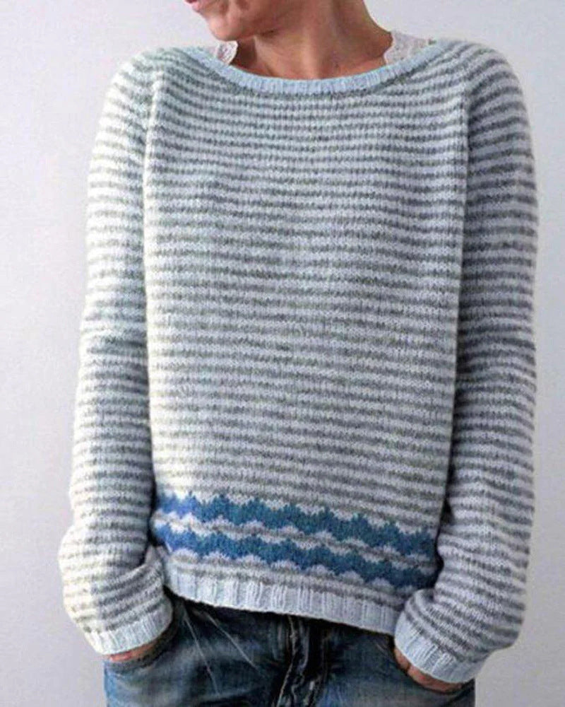 Damski Sweter Retro | Z Nadrukiem