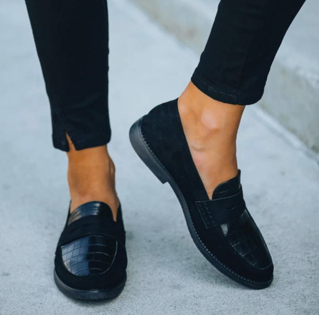 Damskie Płaskie Buty | W Kratę