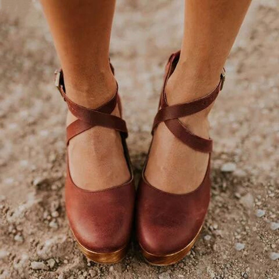 Damskie Szpilki | Buty Z Krzyżującym Paskiem