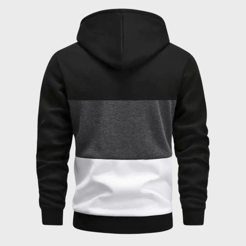 Bluza Męska Z Kapturem | W Stylu Color Block