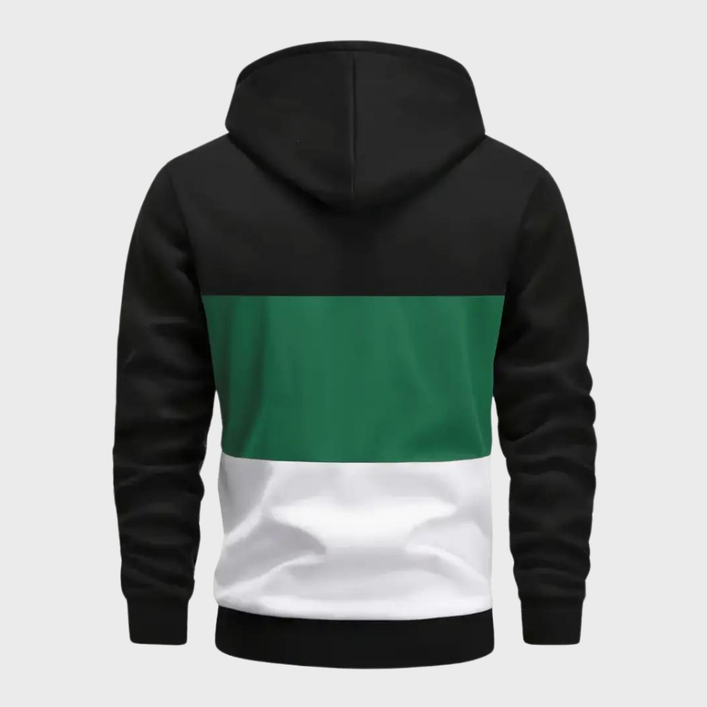 Bluza Męska Z Kapturem | W Stylu Color Block