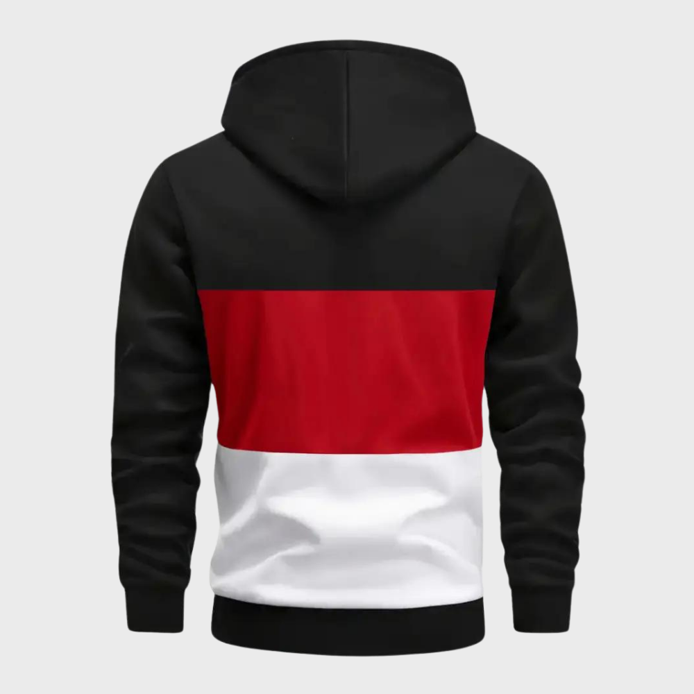 Bluza Męska Z Kapturem | W Stylu Color Block