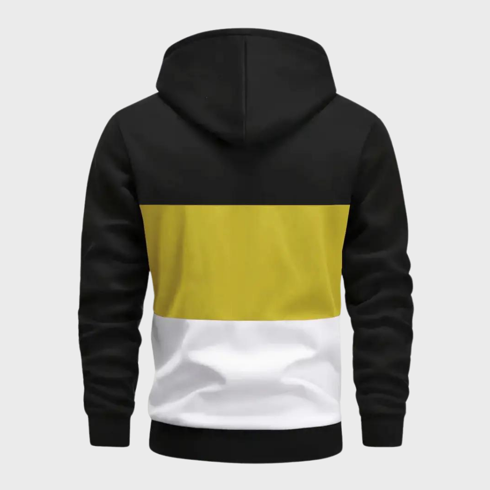 Bluza Męska Z Kapturem | W Stylu Color Block