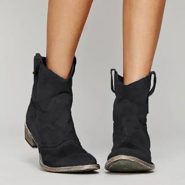 Damskie Kowbojskie Botki | Buty Vintage
