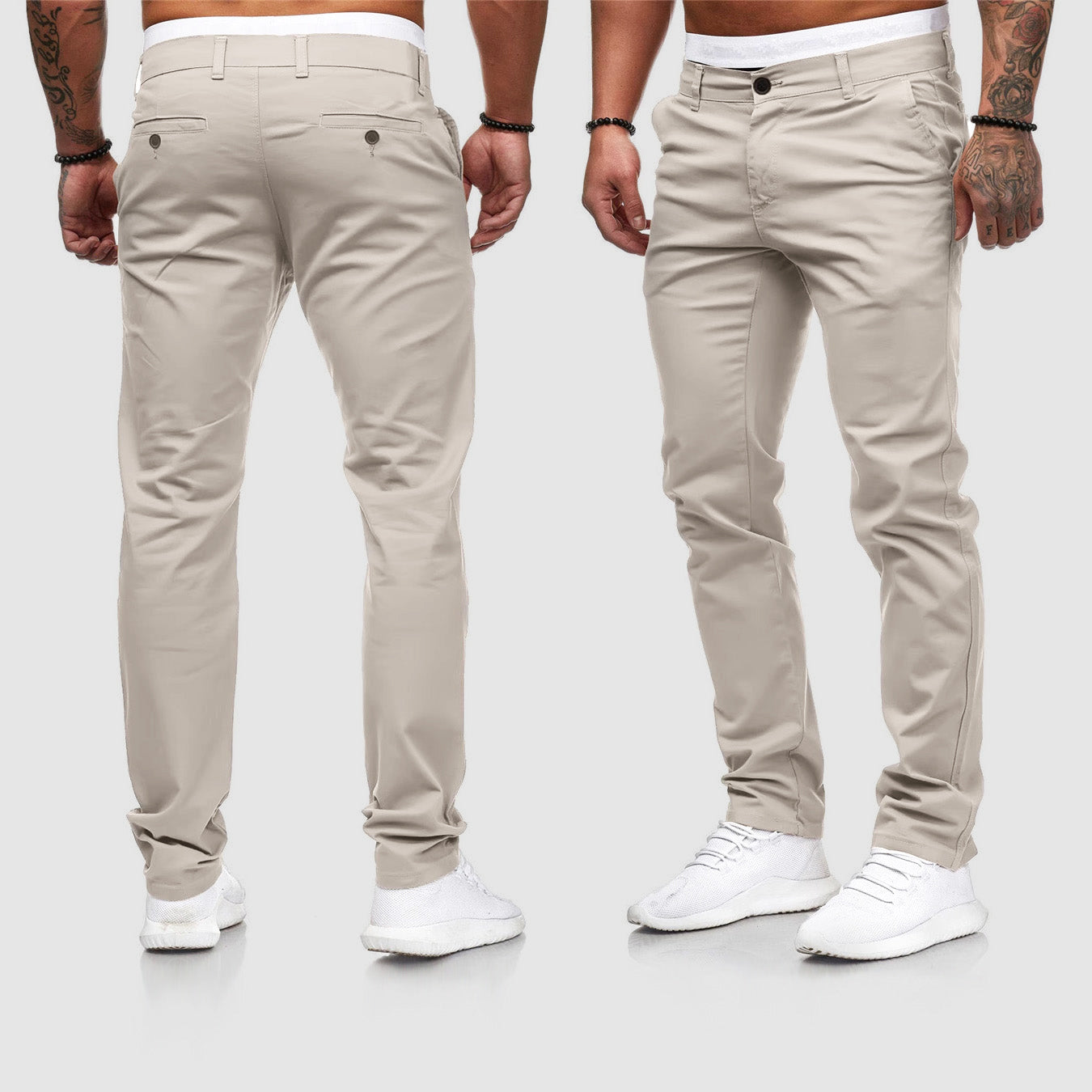Męskie Spodnie Z Prostymi Nogawkami | Slim Fit