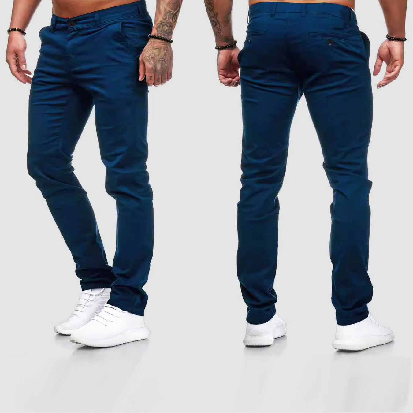 Męskie Spodnie Z Prostymi Nogawkami | Slim Fit
