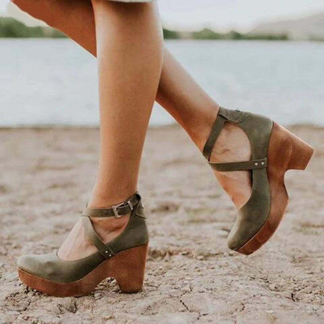 Damskie Szpilki | Buty Z Krzyżującym Paskiem