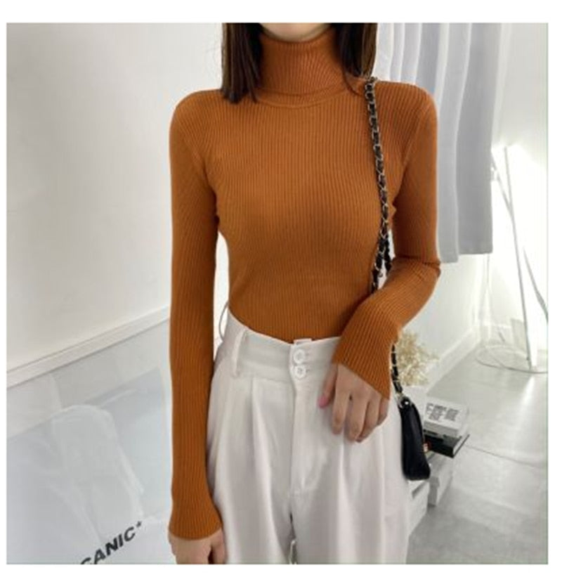 Sweter Damski | Z Golfem
