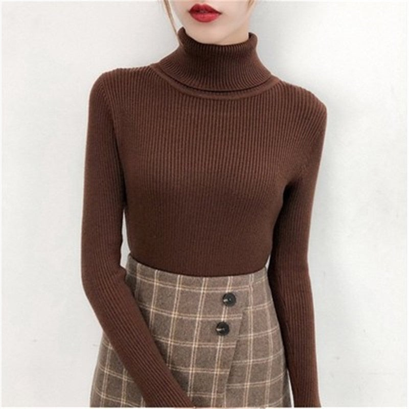 Sweter Damski | Z Golfem