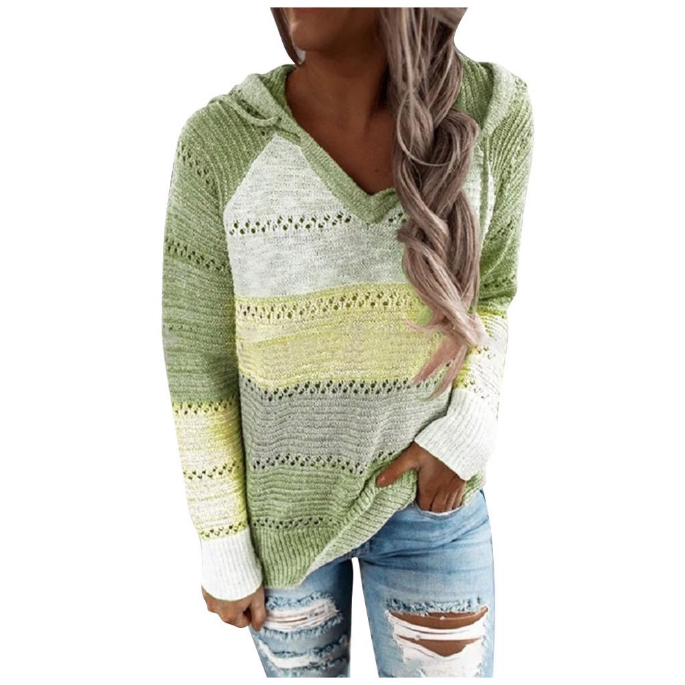 Damski Sweter Z Kapturem | Styl Boho I Modny Luźny Krój