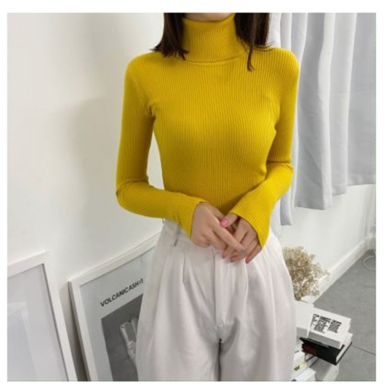 Sweter Damski | Z Golfem