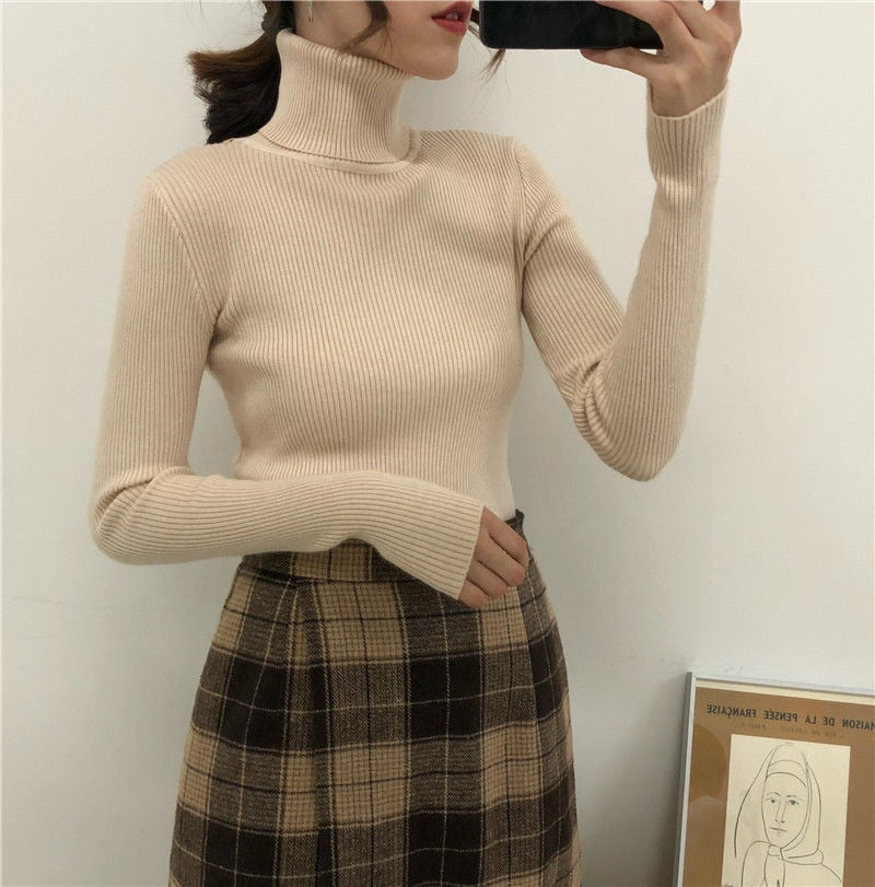 Sweter Damski | Z Golfem
