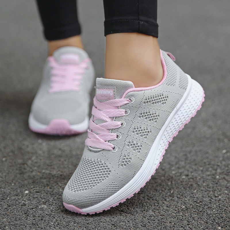 Lekkie Damskie Sneakersy | Model Sportowy
