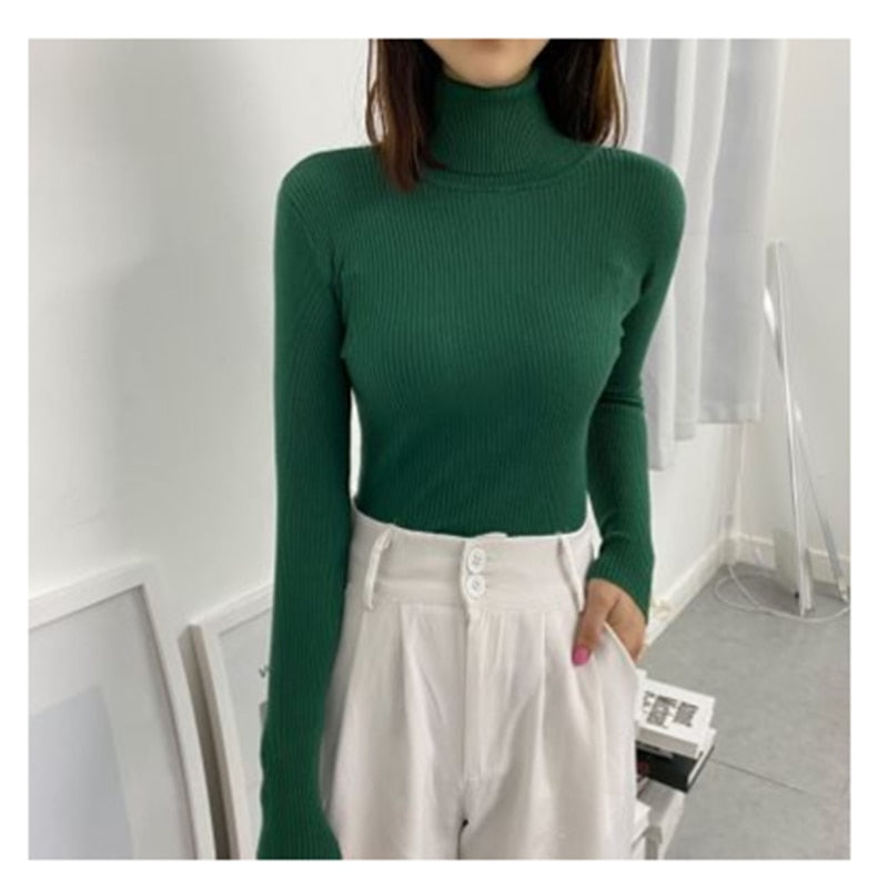 Sweter Damski | Z Golfem