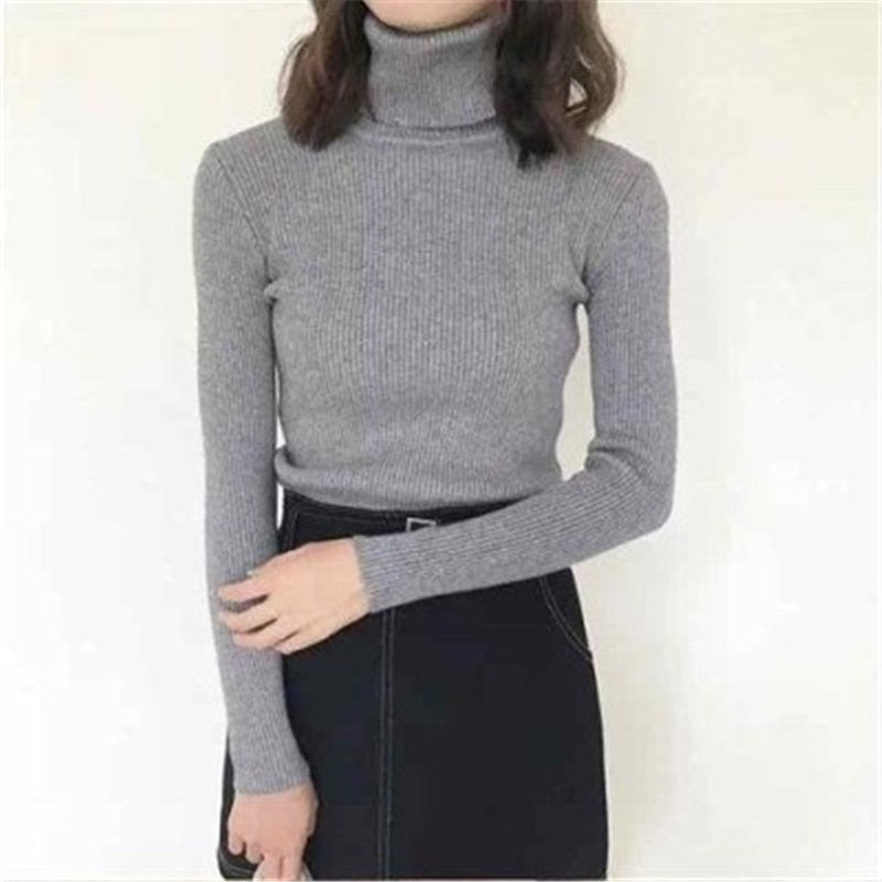 Sweter Damski | Z Golfem