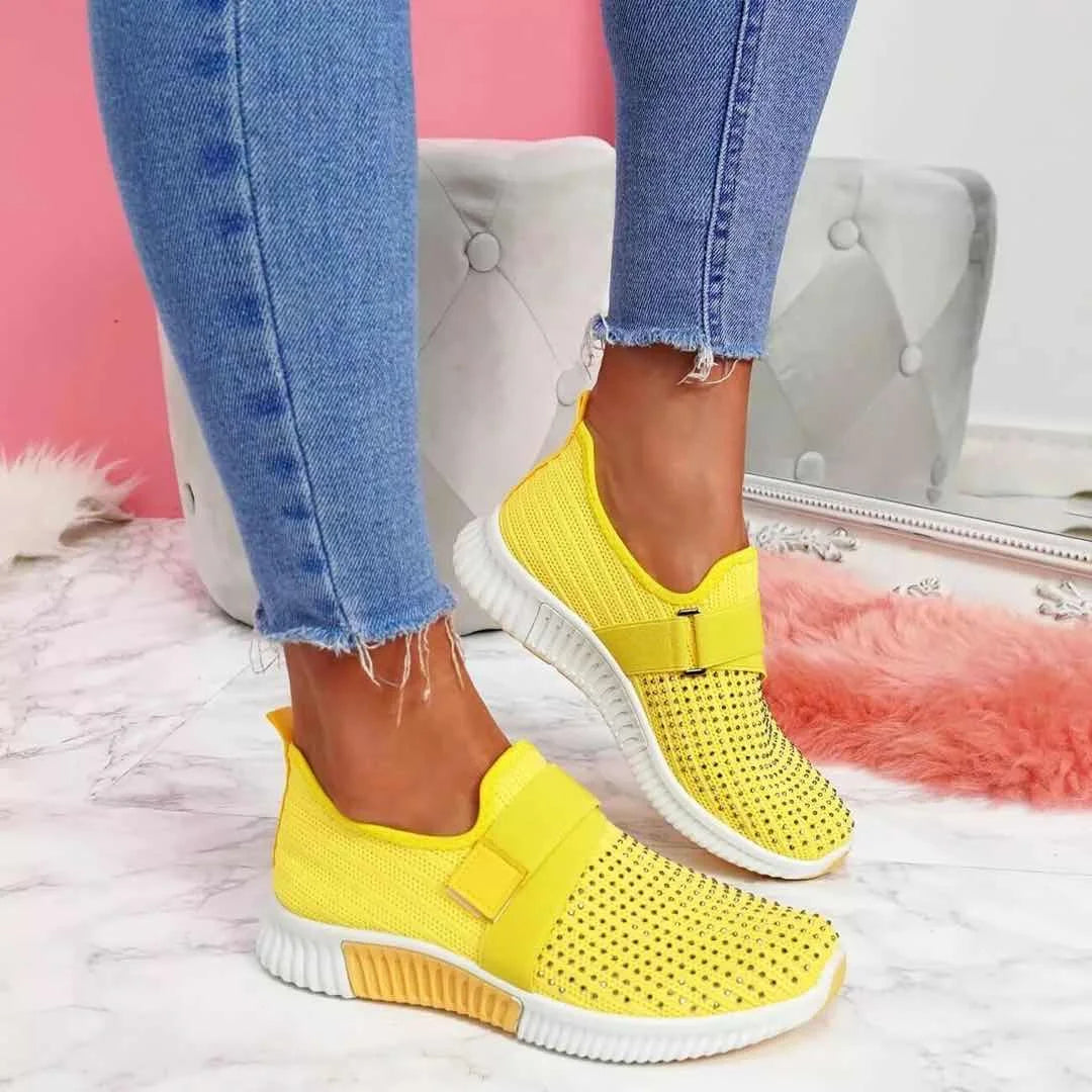 Damskie Wsuwane Buty | Sneakersy Z Paskiem