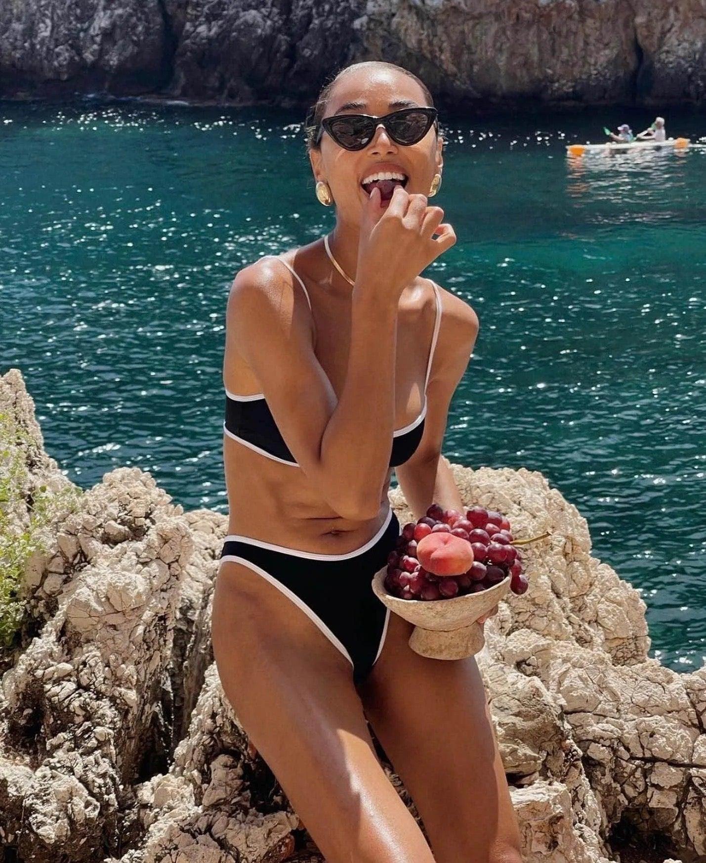 Elegancki Damski Zestaw Bikini | Stylowy Strój Kąpielowy Na Lato
