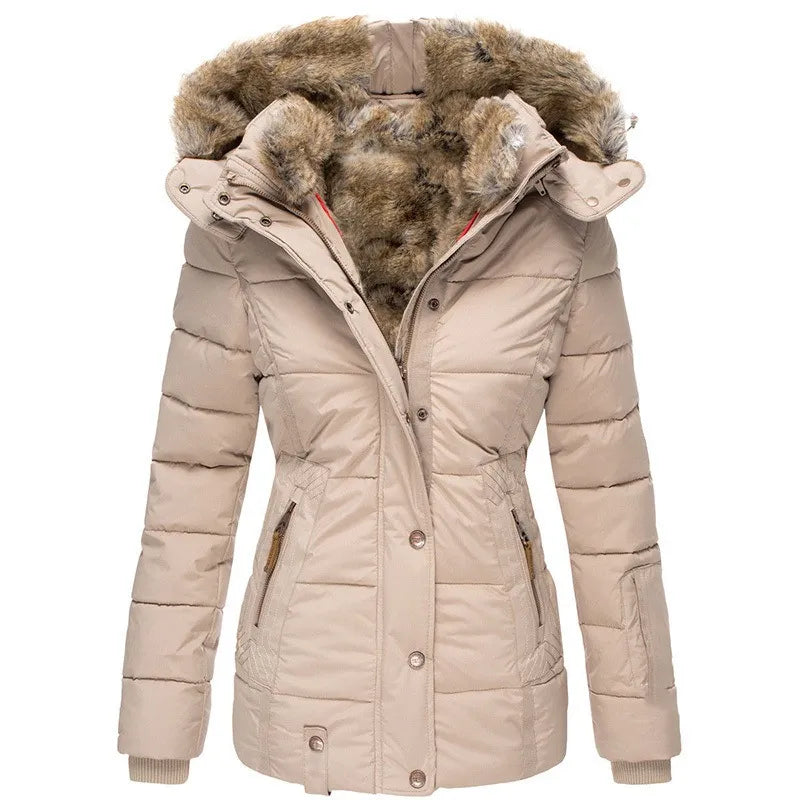 Damska Zimowa Parka | Kurtka Z Kapturem