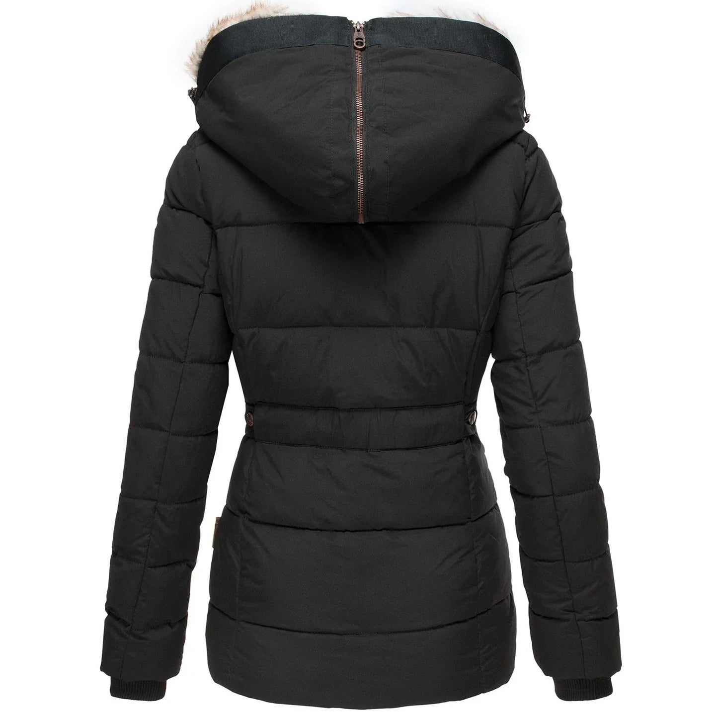 Damska Zimowa Parka | Kurtka Z Kapturem