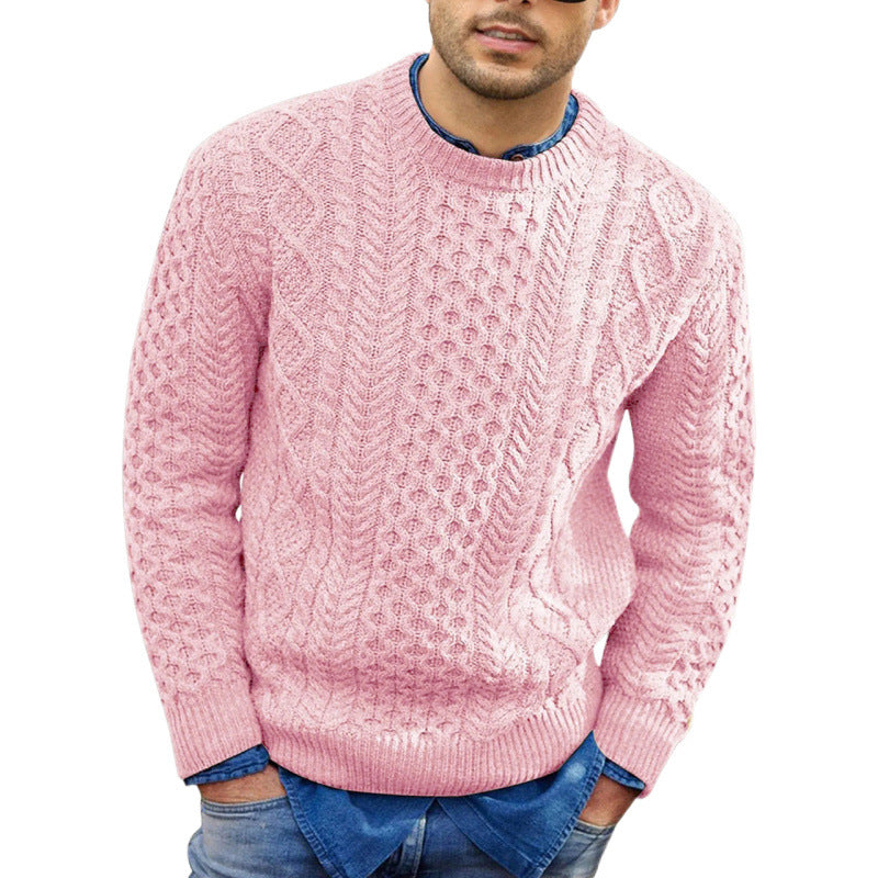 Męski Sweter Z Nadrukiem | Dzianinowy