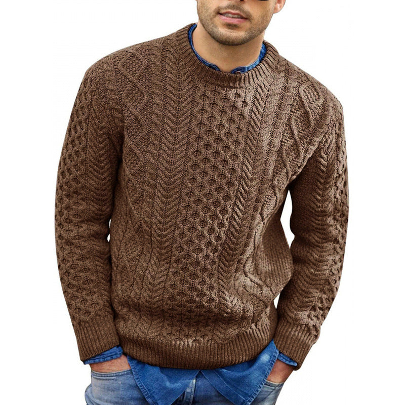 Męski Sweter Z Nadrukiem | Dzianinowy