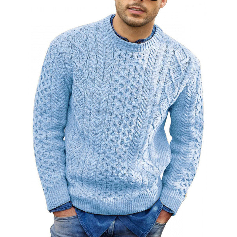 Męski Sweter Z Nadrukiem | Dzianinowy