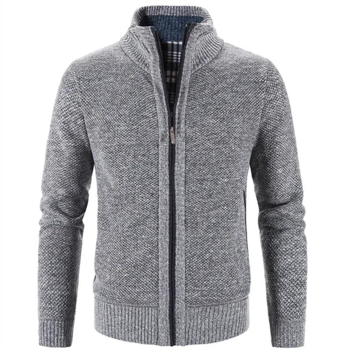 Męski Sweter Rozpinany | Zimowy