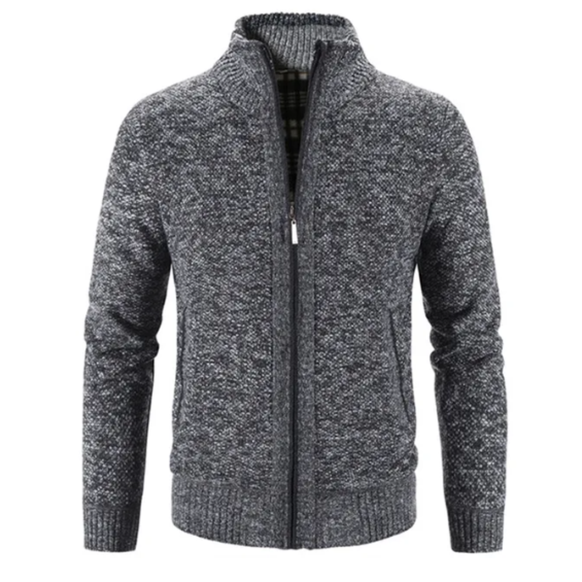 Męski Sweter Rozpinany | Zimowy