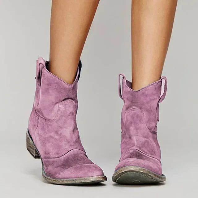 Damskie Kowbojskie Botki | Buty Vintage