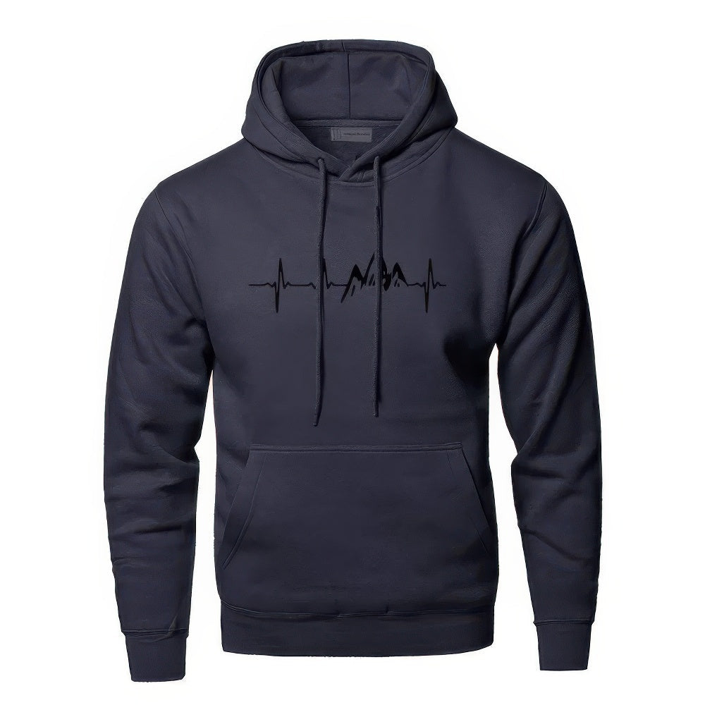 Bluza Męska Z Kapturem Zimowa | Z Nadrukiem