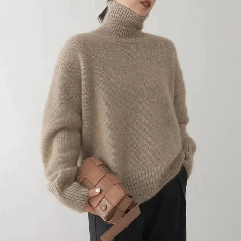 Elegancki Golf Z Długim Rękawem | Stylowy Sweter Z Golfem