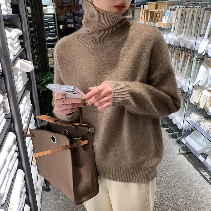 Elegancki Golf Z Długim Rękawem | Stylowy Sweter Z Golfem