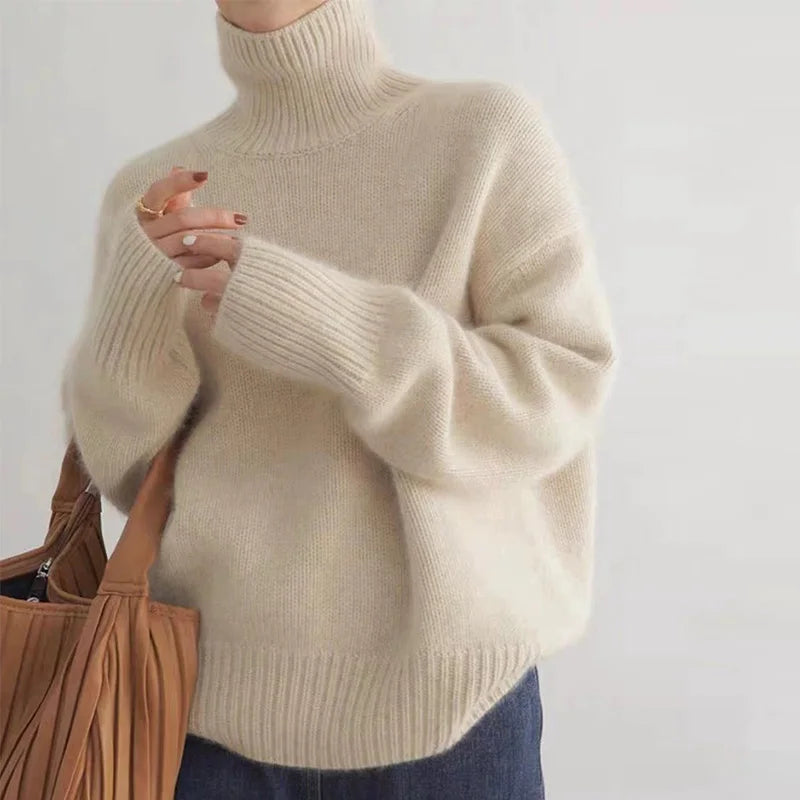 Elegancki Golf Z Długim Rękawem | Stylowy Sweter Z Golfem